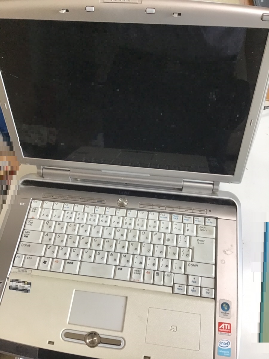 東京都多摩市 ノートパソコンの電源が入らない／NEC Windows Vista