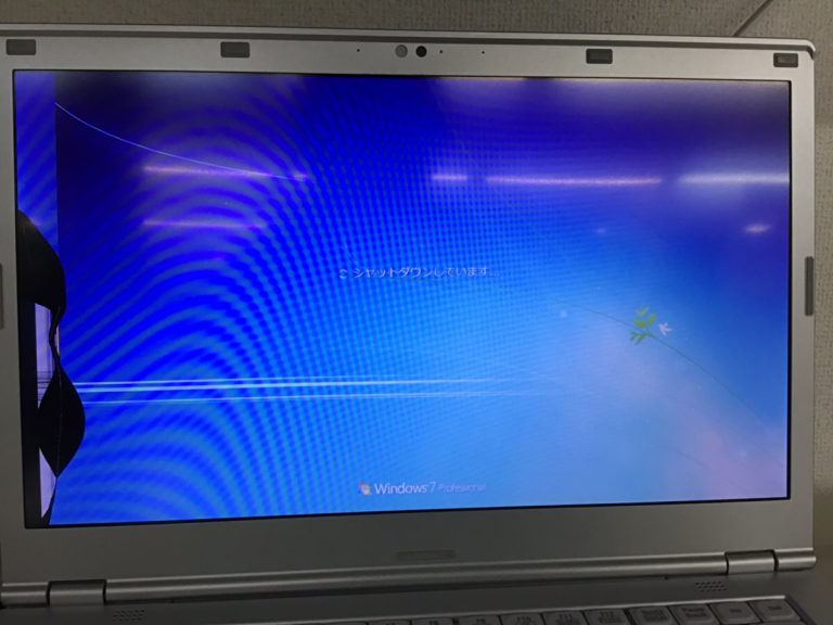千葉県市川市 ノートパソコンの液晶関連トラブル／パナソニック Windows 7