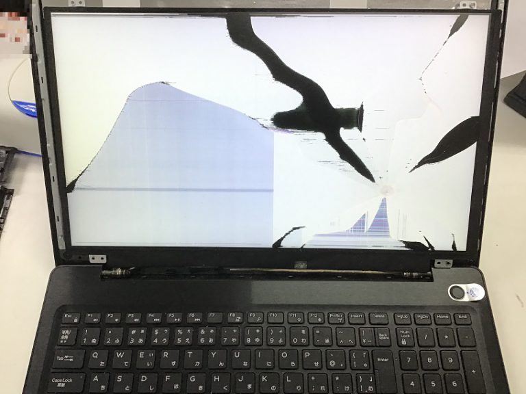 東京都西東京市 ノートパソコンの液晶パネル破損／DELL(デル) Windows 10